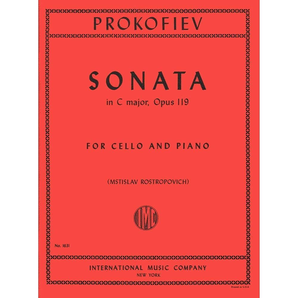 ソ連LP Mstislav Rostropovich Prokofiev: Sonata For Cello And Piano In C Major, Op.119 33A016678A MELODIYA /00260 Sonata for cello and piano in C Major, Op. 119: I. Andante